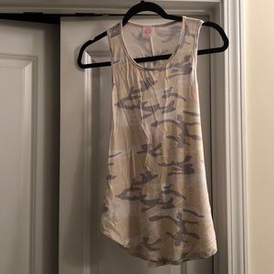 Sand camp cross back tank top